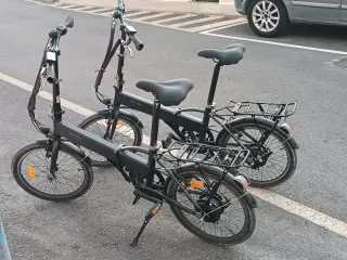 Bicicleta eléctrica plegable decathlon