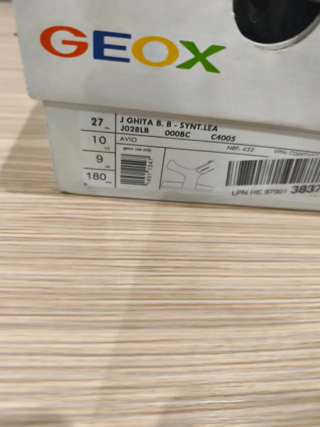 Sandalias Geox niño azul y amarillo