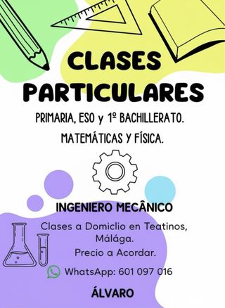 Clases Particulares Primaria, Eso y bachillerato