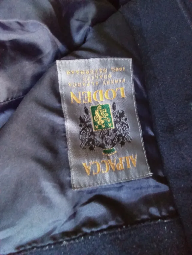 Chaqueta Loden vintage da donna