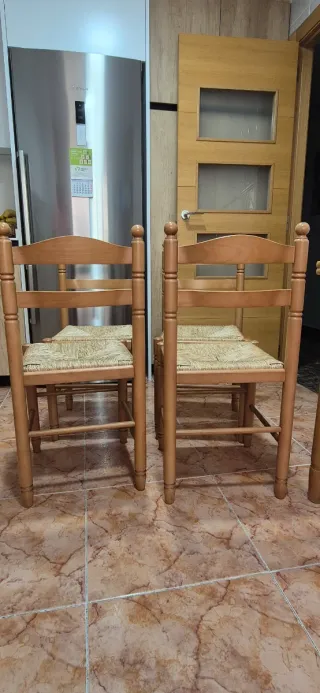 Mesa de cocina,  Estensible, y sillas de Roble,