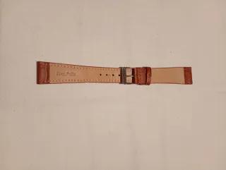 Cinturino pelle marrone martellato 20mm