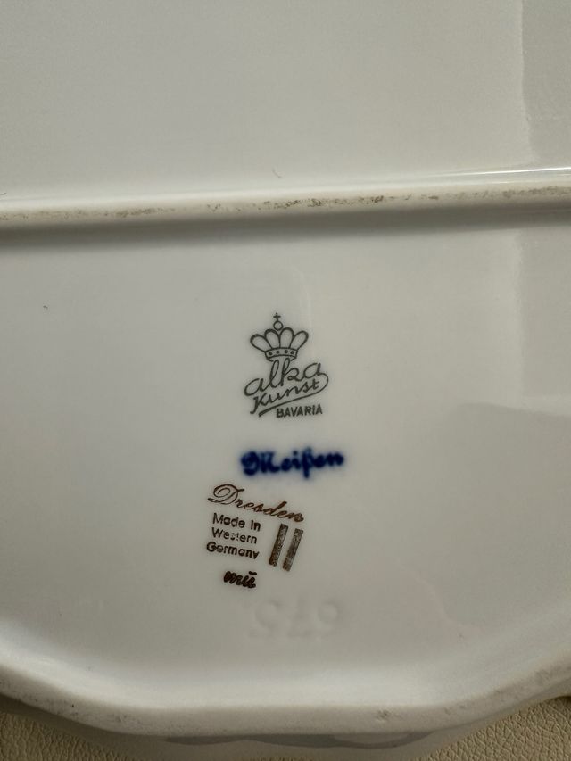 Piatto portata Alka Kunst Germania a fiori