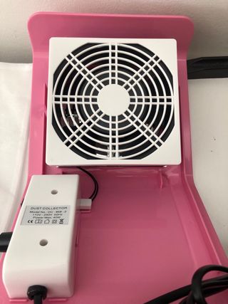 Máquina Coletora Unhas Gel 40W Rosa