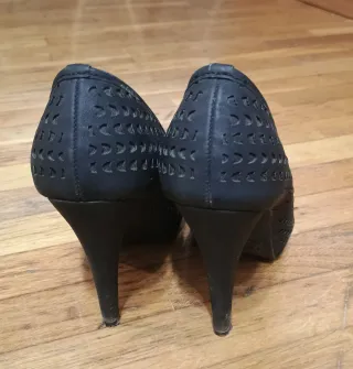 Zapatos de tacón negros talla 37