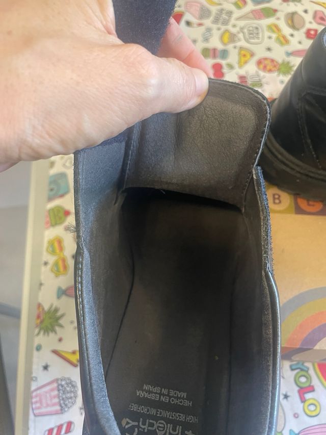 Zapatos Escolares Pablosky Negro Velcro