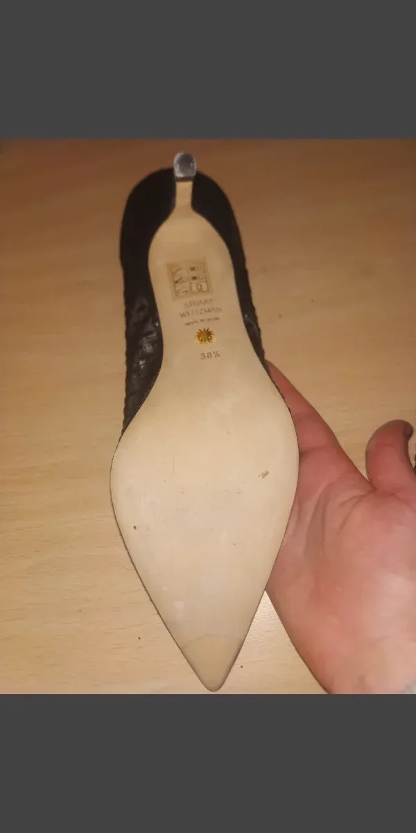 Tacones Stuart Weitzman Puestos Sólo Una Vez 38.5.