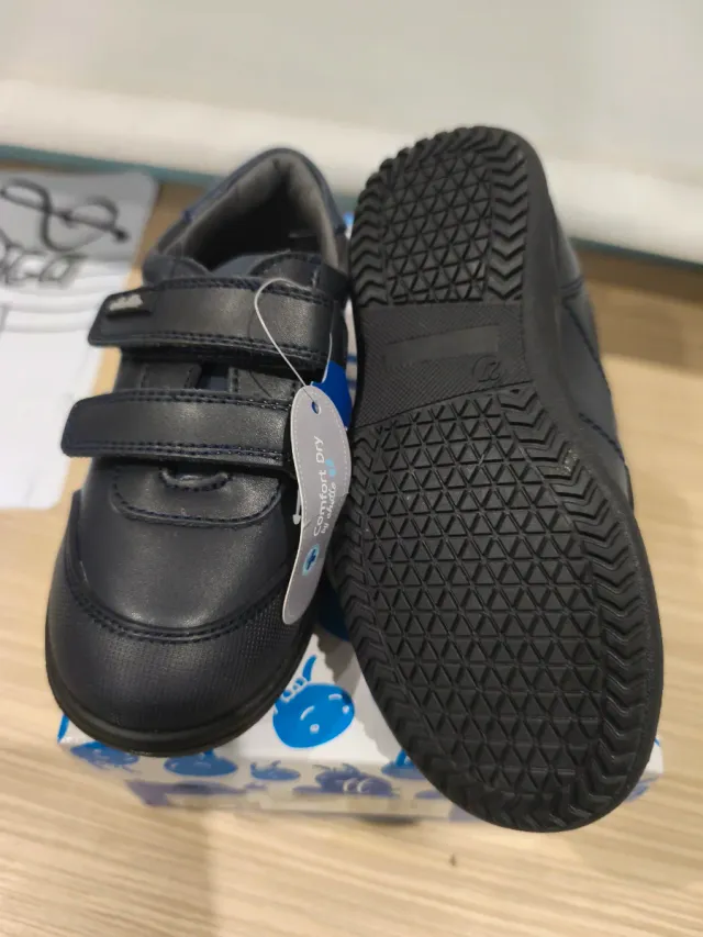 Botas niño Biomecanics velcro azul