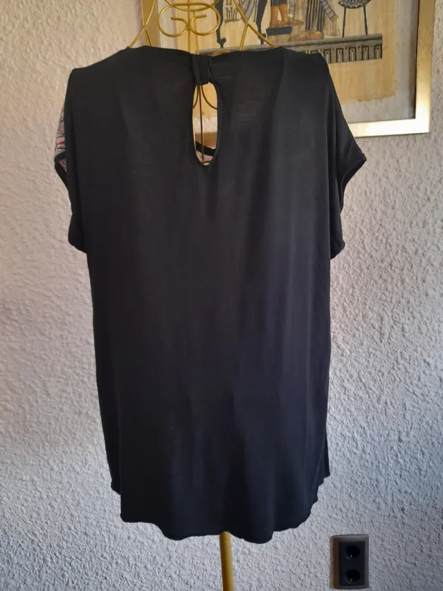 Camiseta estampada multicolor