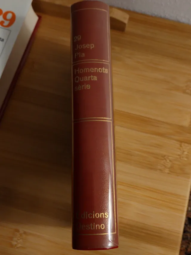 Josep Pla, Obra Completa, 29 HOMENOTS 4a sèrie