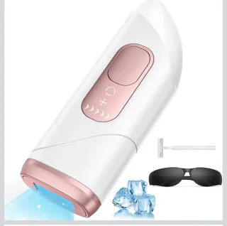 Epilatore Luce Pulsata Rosa e Bianco