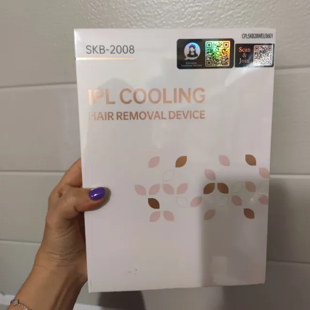 Epilatore Luce Pulsata Rosa e Bianco