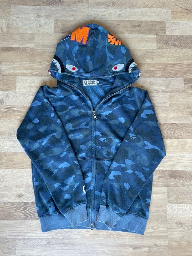 Chaqueta BAPE Camuflaje Azul