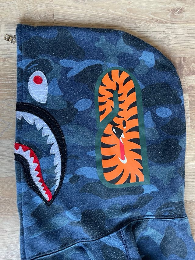 Chaqueta BAPE Camuflaje Azul