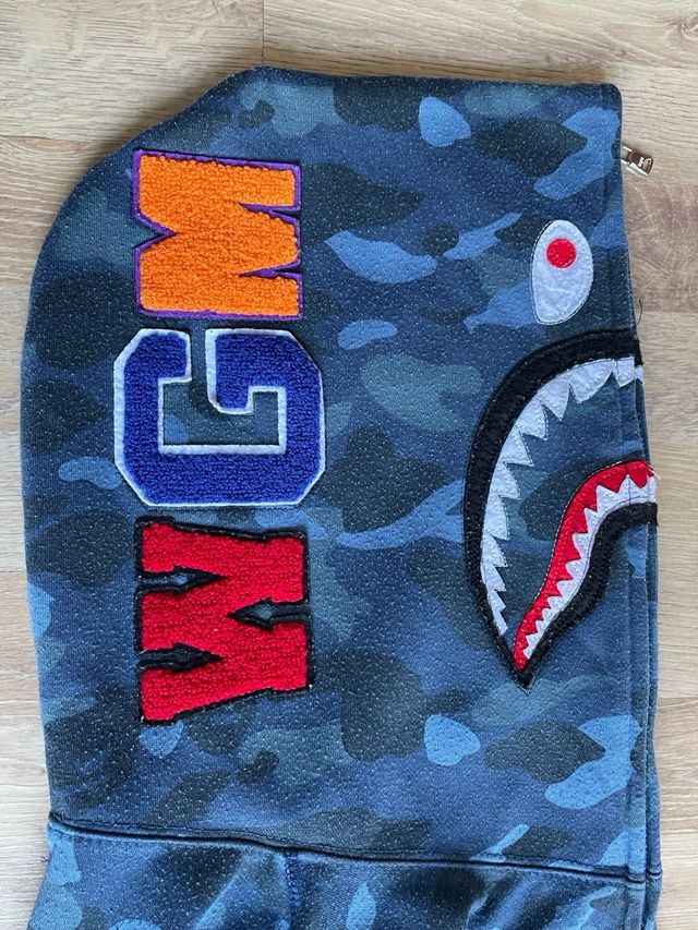 Chaqueta BAPE Camuflaje Azul