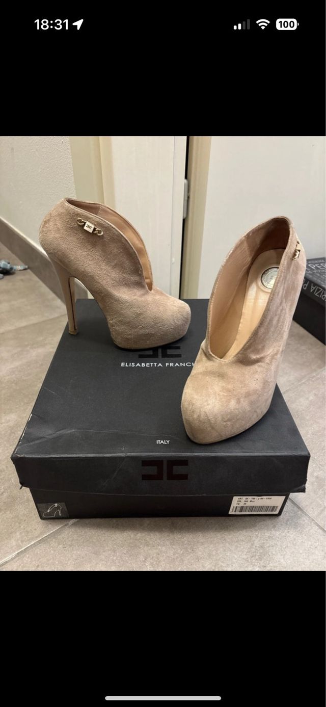 Elisabetta Franchi scamosciate tg 35