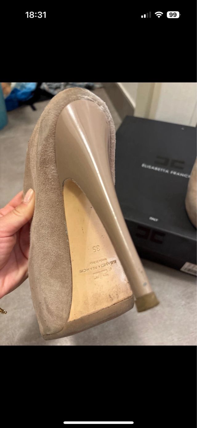 Elisabetta Franchi scamosciate tg 35