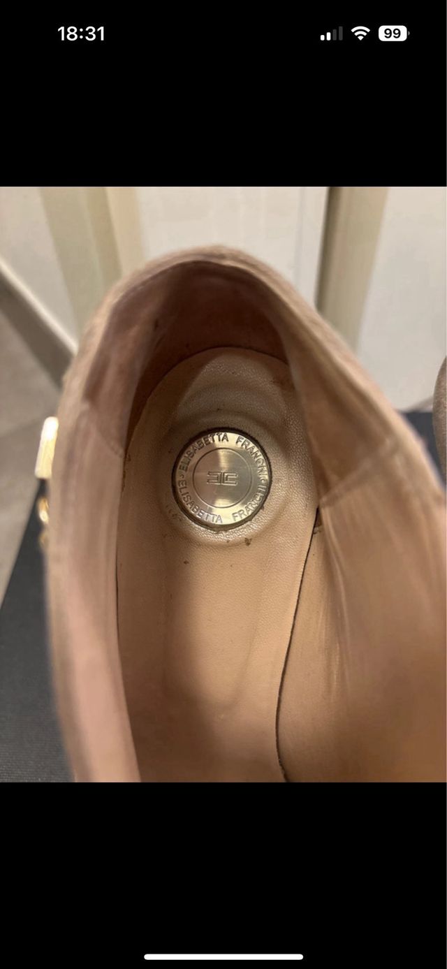 Elisabetta Franchi scamosciate tg 35