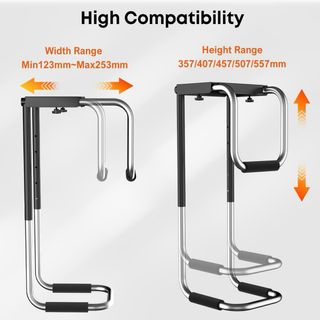 Soporte PC CPU Bajo Mesa Ajustable