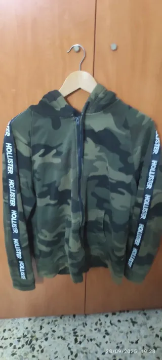 Sudadera Hollister Camuflaje Talla XL