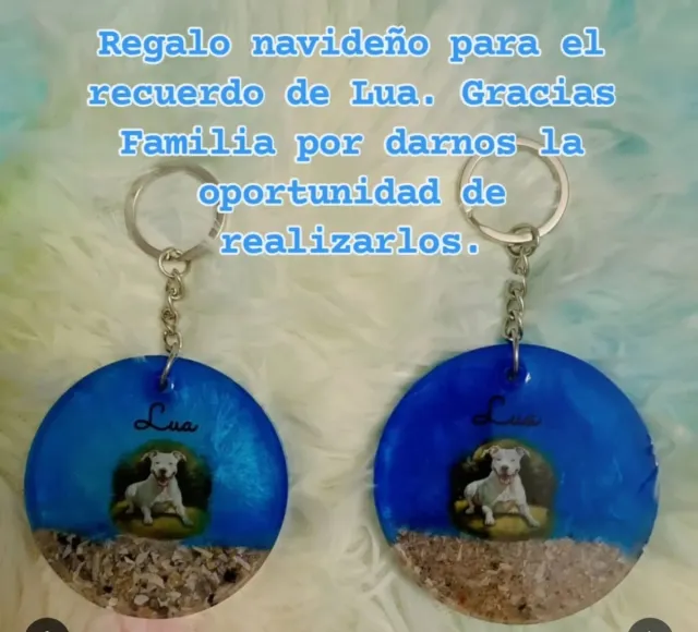 Llaveros personalizados resina epoxi