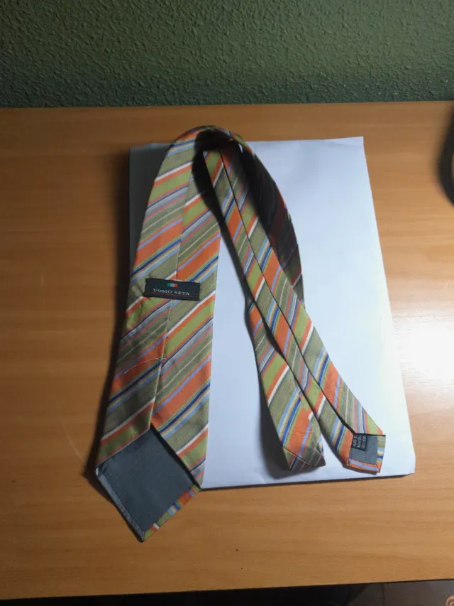 Corbata Uomo Seta 100% Seda