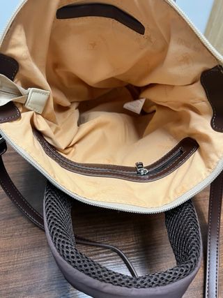 Bolso Pepe Moll Beige y Marrón
