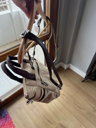 Bolso Pepe Moll Beige y Marrón