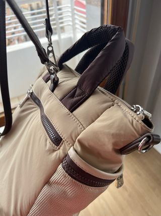 Bolso Pepe Moll Beige y Marrón