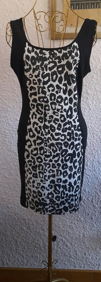 Vestido estampado leopardo