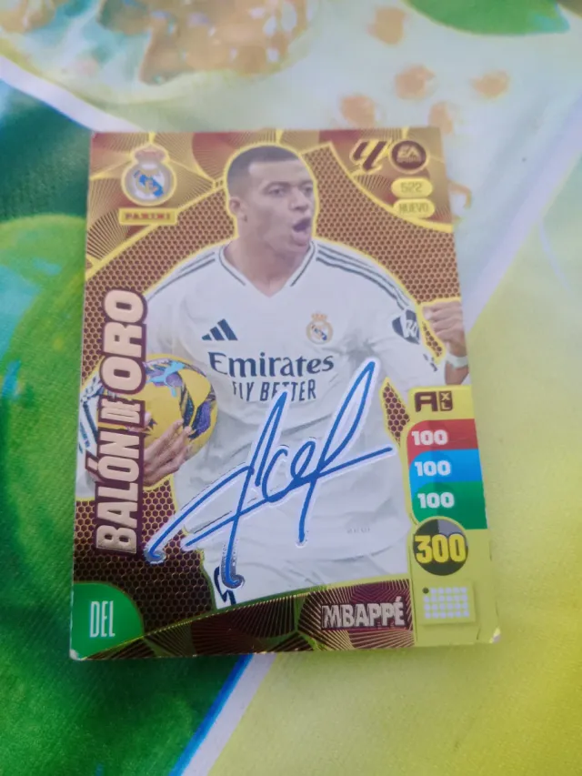 Panini Adrenalyn XL Mbappé Balón de Oro 522