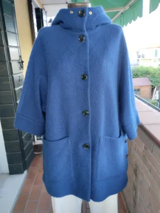 Capottino IBlues lana bluette taglia 42