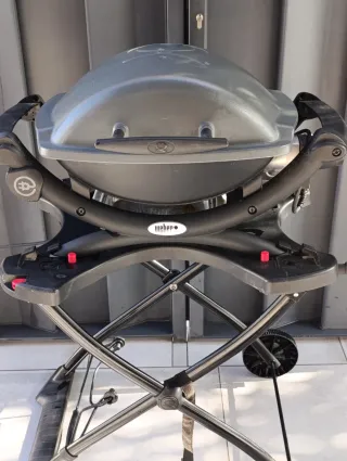 Barbecue Elettrico Weber + Carrello