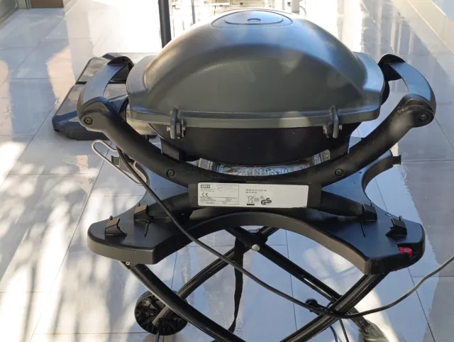 Barbacoa Eléctrica Weber + Carro