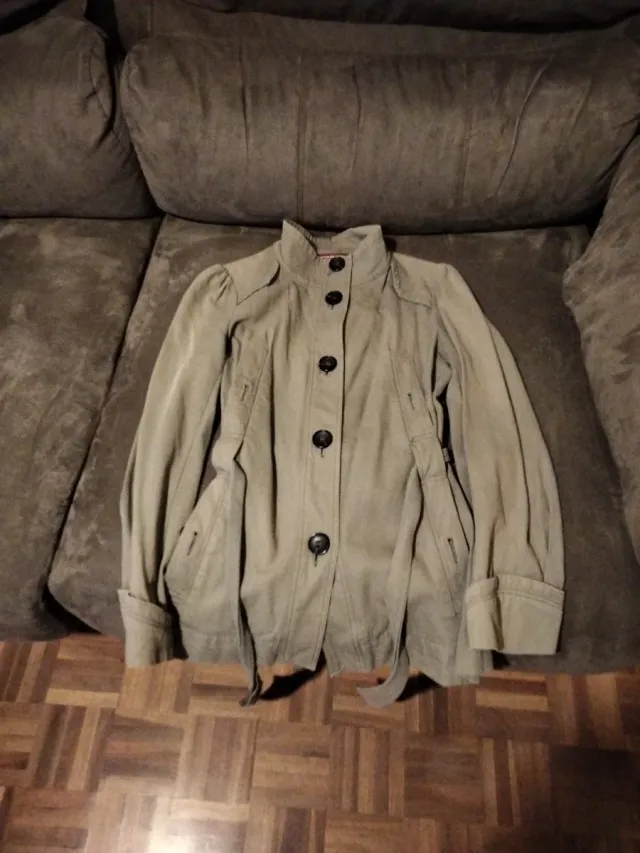 Chaqueta mujer verde militar