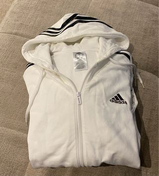 Sudadera Adidas Hombre Blanca TS