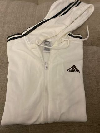 Sudadera Adidas Hombre Blanca TS