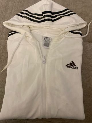 Sudadera Adidas Hombre Blanca TS