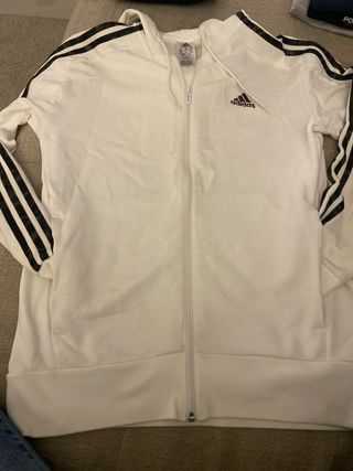 Sudadera Adidas Hombre Blanca TS