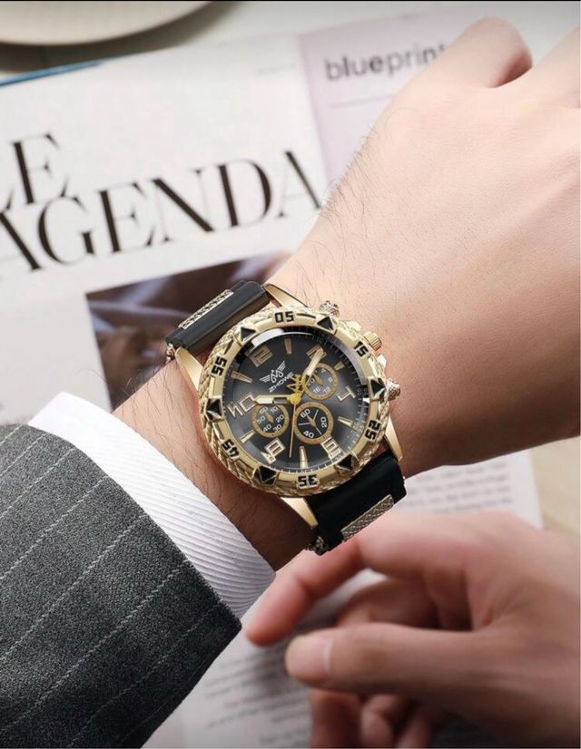 Reloj Z HOWE Dorado y Negro para Hombre