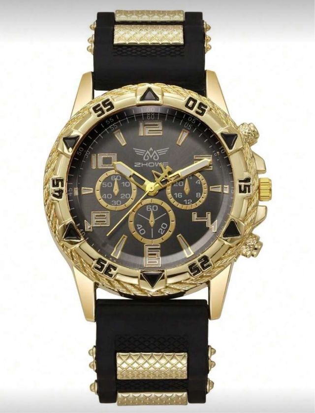 Reloj Z HOWE Dorado y Negro para Hombre