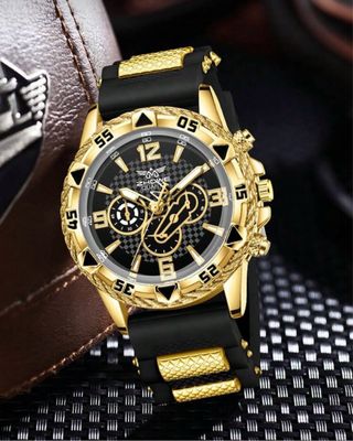 Reloj Z HOWE Dorado y Negro para Hombre