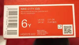 Zapatillas NIKE City 38.5 REDstardust/BLACKcanyon