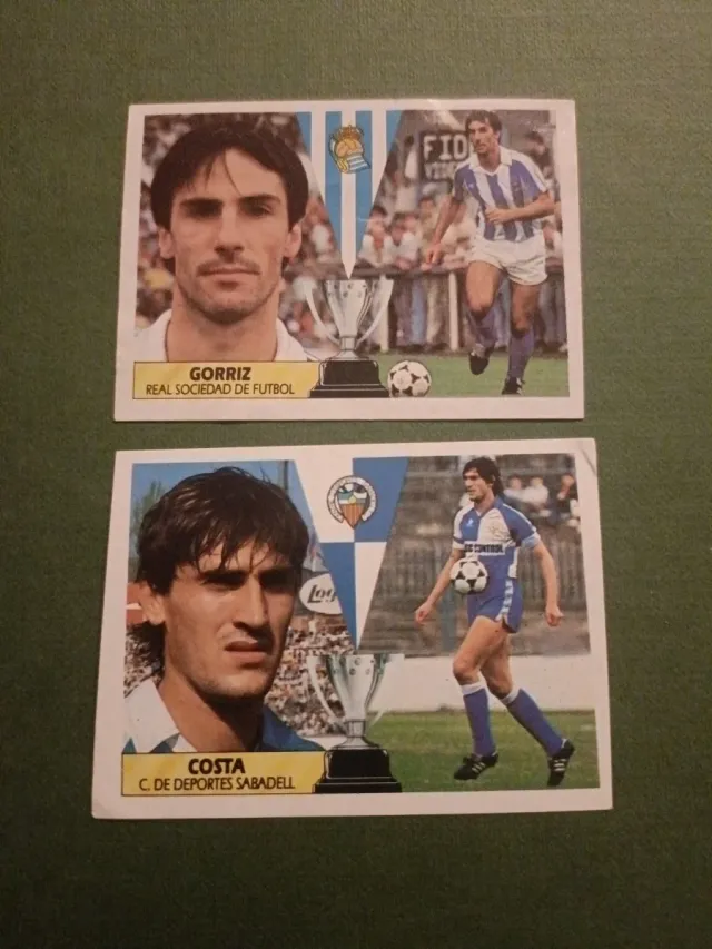 Cromos Costa y Gorriz Liga Este 87-88