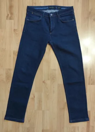 Pantalón Vaquero Massimo Dutti Azul Hombre