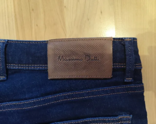 Pantalón Vaquero Massimo Dutti Azul Hombre