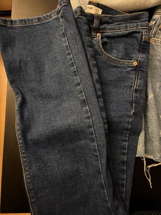 Pantalón y falda vaquera Pull Zara Mango