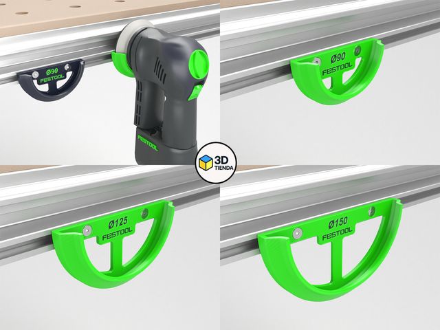 Supporto per levigatrice orbitale (3 dimensioni)