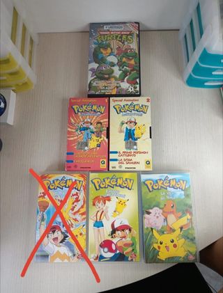 VHS Teenage Mutant Ninja Turtles & Pokémon