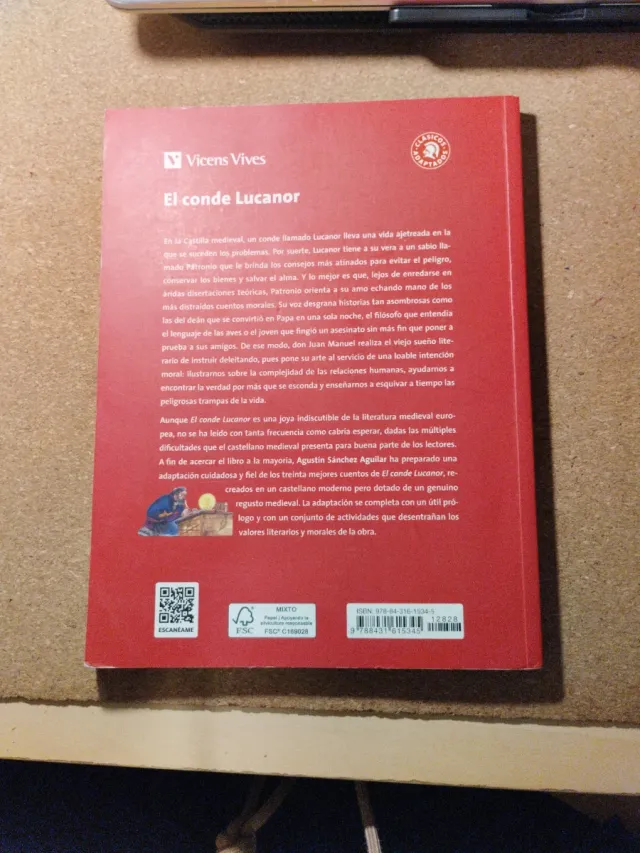 El conde Lucanor, ESO. Material auxiliar (Spani...